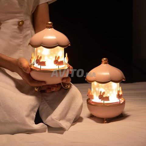 ✨ Veilleuse Carrousel rotative avec télécommande ✨ - 2