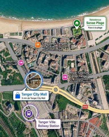شقة للإيجار طنجة بلاج كورنيش