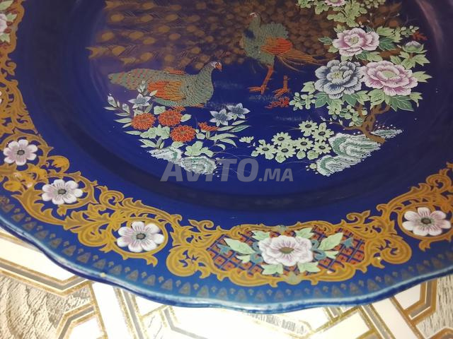 Plat "Taous El Hor" (Paon Libre) très ancien, 45 ans, à prix raisonnable - 2