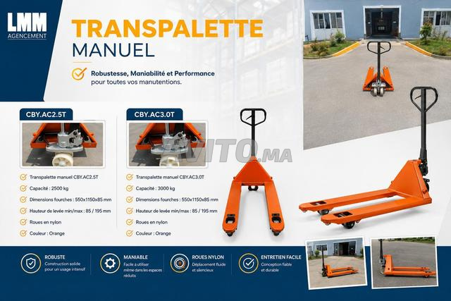 TRANSPALETTE MANUEL 2500/3000KG - 2
