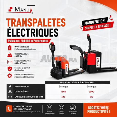 🔋 Transpalette Électrique Pro - 2