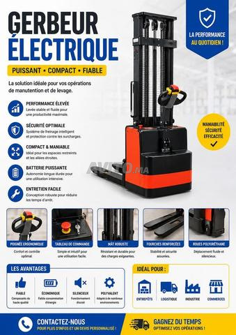 ⚡ Gerbeur Électrique Professionnel - 2
