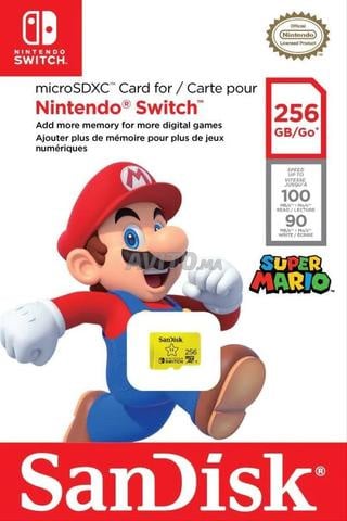 Carte SanDisk microSDXC 256Go Nintendo Switch