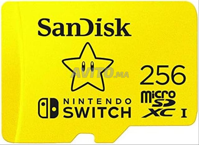 Carte SanDisk microSDXC 256Go Nintendo Switch