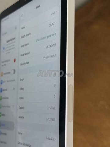 iPad Mini 6 Starlight 256go Wi-Fi et Cellulaire - 2