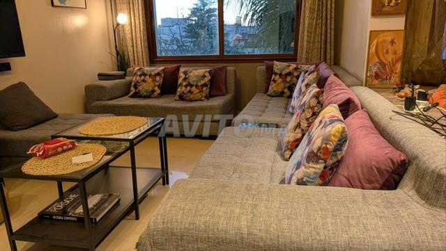 🛋️ أريكة زاوية رمادية كبيرة رائعة قابلة للتعديل - 2
