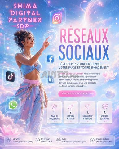 Gestion réseaux sociaux Instagram Facebook TikTok