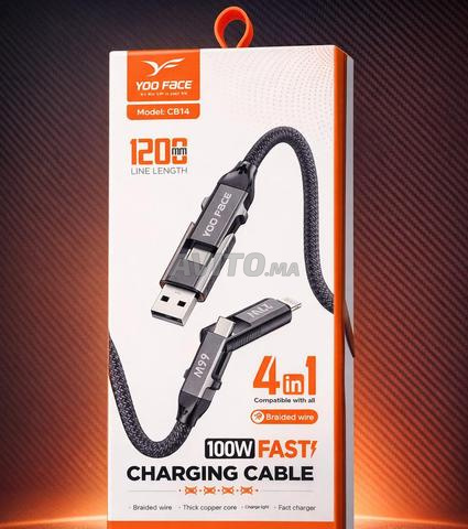 CÂBLE YOO FACE CB14 4IN1 100W
