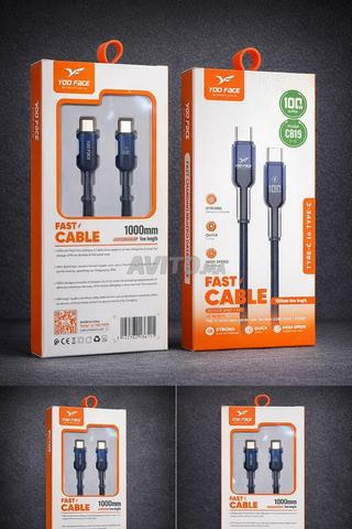 كابل YOO FACE CB19 USB-C إلى USB-C بقوة 100 واط