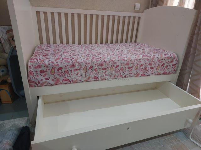 Lit bébé Bois massif avec Matelas - 2