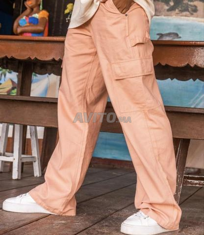 Cargo Beige et Vert foncé très bonne état - 2