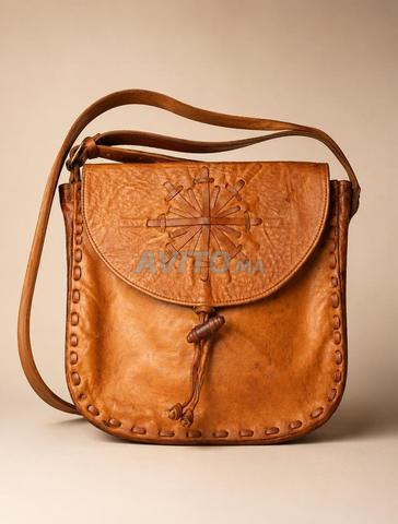 👜 Cuir véritable authentique | Sac en cuir marocain fait main