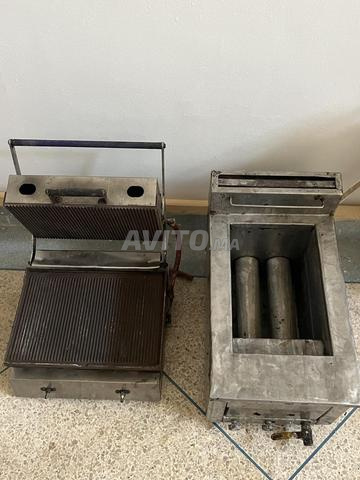 Friteuse à gaz 8L avec Presse Panini gaz - 2