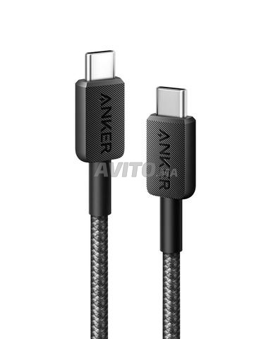 Câble Anker 322 USB-C 60W 1,8m Noir