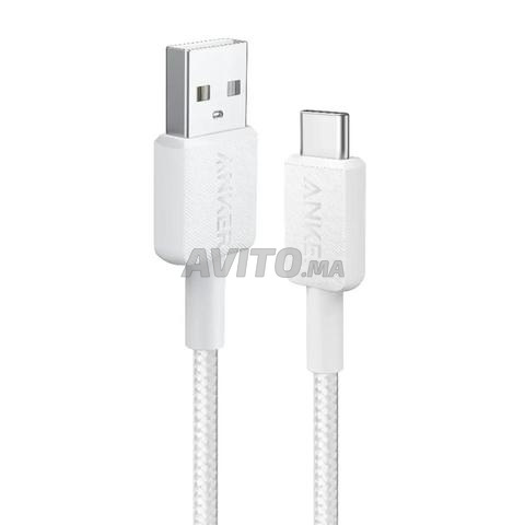 كابل أنكر 322 USB-C 60 واط 0.9 متر أبيض