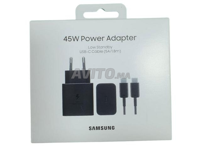 CHARGEUR SAMSUNG TYPE-C CABLE 5A – 1.8M 45W