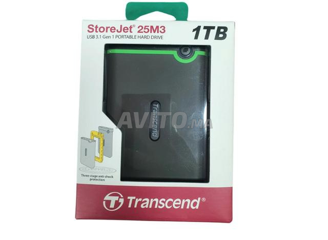 DISQUE DUR TRANSCEND 1TB HDD USB 3.1