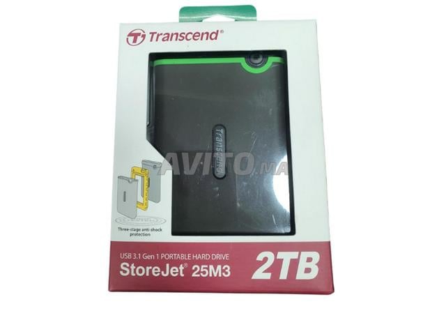 DISQUE DUR TRANSCEND 2TB HDD USB 3.1