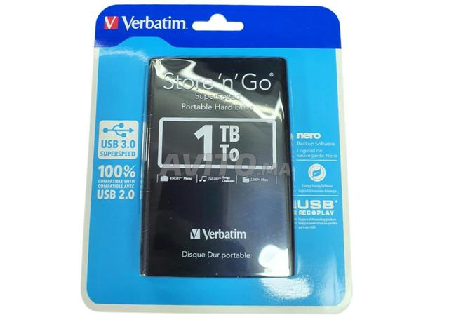 DISQUE DUR VERBATIM 1TB HDD USB 2.0