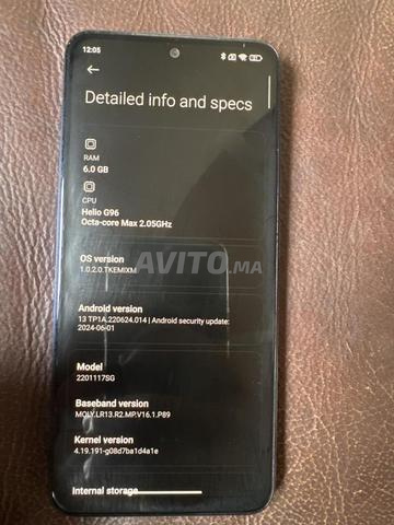 Redmi note 11s 128 go 97 état batterie - 2