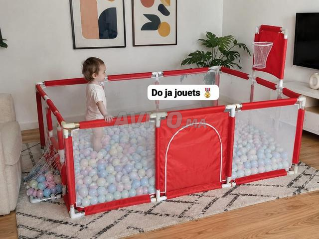 Aire de jeux sécurisée pour enfants 👶❤️📏 Dimensions 230 x 120 x 105