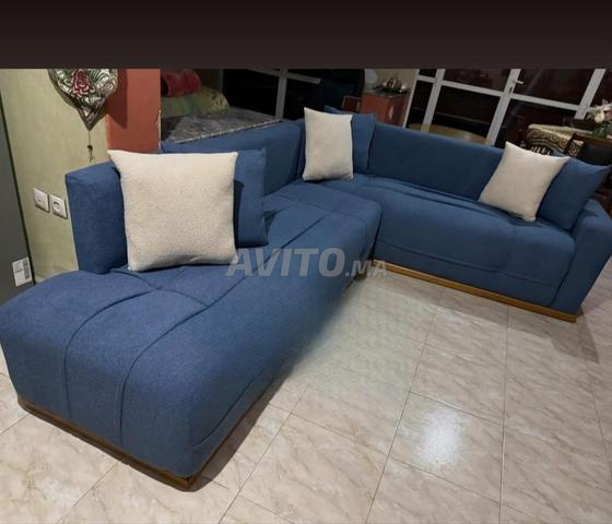Salons standard dimensions 2/2.70 et largeur 80 et tissu "top bouclette"