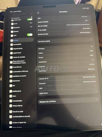 iPad Pro 12.9 4ème Génération 512Go avec Clavier Apple - 2