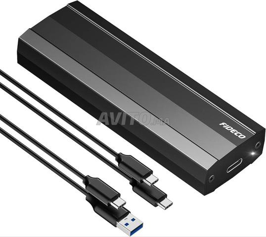 FIDECO Boîtier SSD M.2 NVME - USB 3.1 Gen 2 - 2