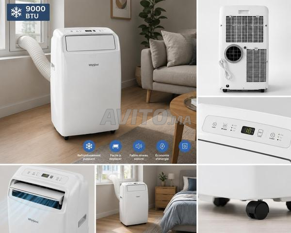 ❄️ مكيف هواء محمول Whirlpool 9000 BTU - 2