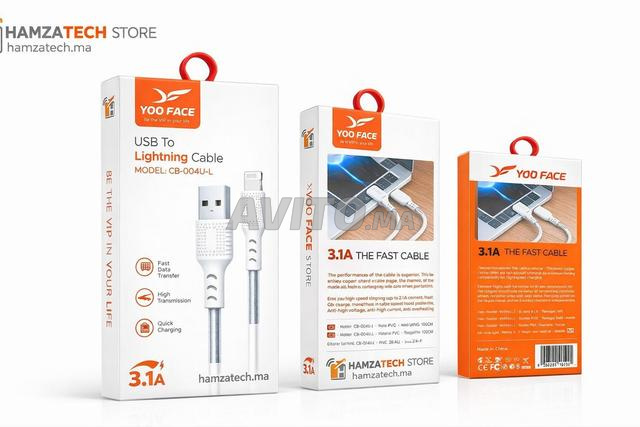 CÂBLE YOO FACE 3.1A