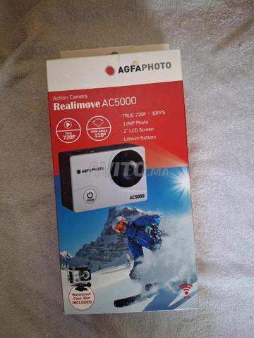 Caméra sport Wi-Fi AgfaPhoto AC5000 Noir et argent