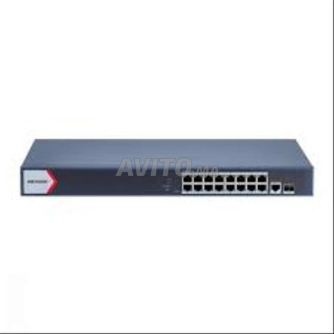 SWITCH HIKVISION 18 PORTS GIGABIT POE ETHERNET
