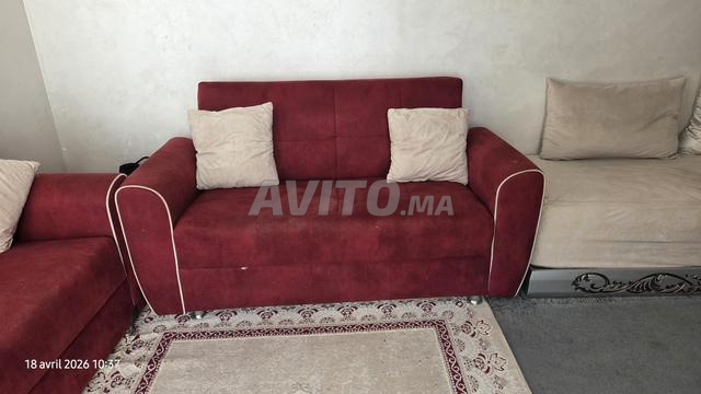 Fauteuil-lit avec rangement et tapis - 2
