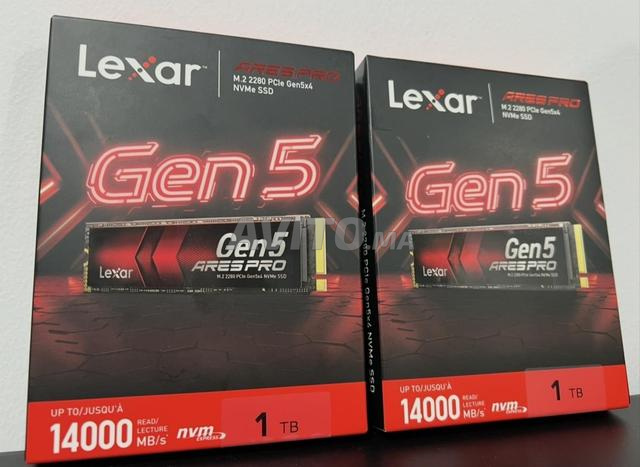 Lexar Ares Pro SSD 1Tb Gen5 14000MB/s (جديد) - 2