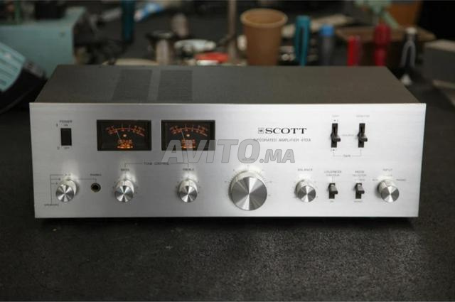 مضخم صوت مدمج عتيق Scott 410A - 2