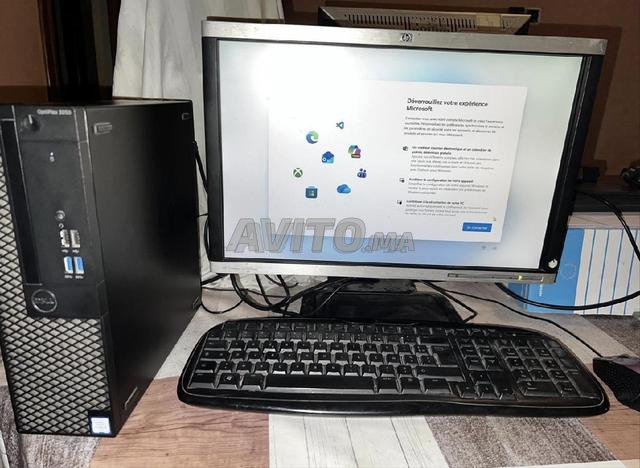 كمبيوتر مكتبي Dell OptiPlex 3050 شاشة، لوحة مفاتيح، فأرة