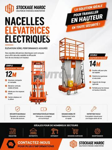 🏗️ منصة رفع 12/14 متر W