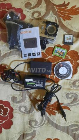 كاميرا 4K و CD PSP و كاسيت و شاحنان PSP