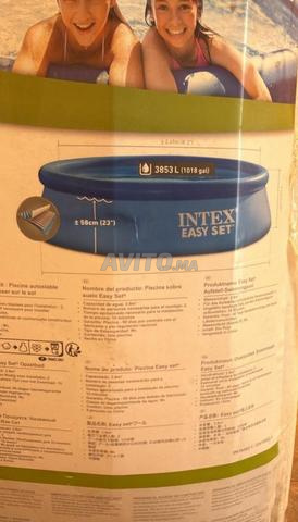 طقم حمام سباحة ذاتي الدعم INTEX - دائري
