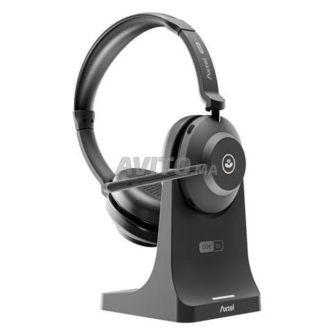 سماعة رأس بلوتوث Axtel One BT Duo / جديدة، مع ضمان
