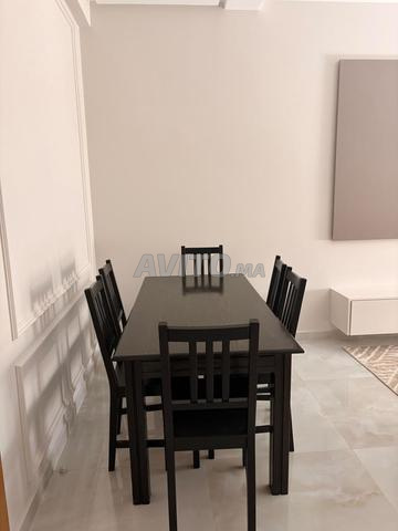غرفة طعام طاولة و 6 كراسي ايكيا - 2
