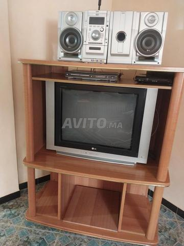 Ensemble LG TV chaîne Hi-Fi Meuble 2DVD