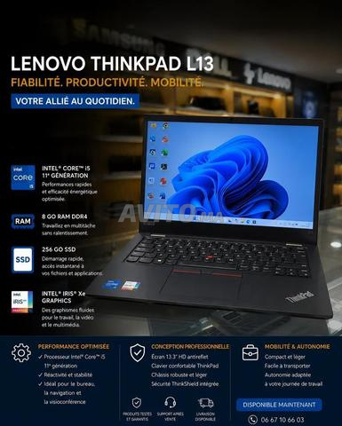 LENOVO THINKPAD L13 I5-11ème Génération | 8 Go RAM | 512 Go SSD