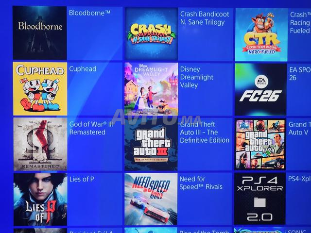 PS4 SLIM modifiée avec manette originale - 2