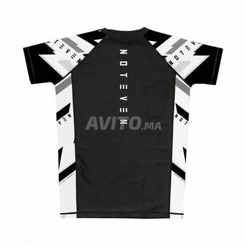 Rashguard JJB grappling BJJ JIU JITSU NOIR NOTEVEN - 2