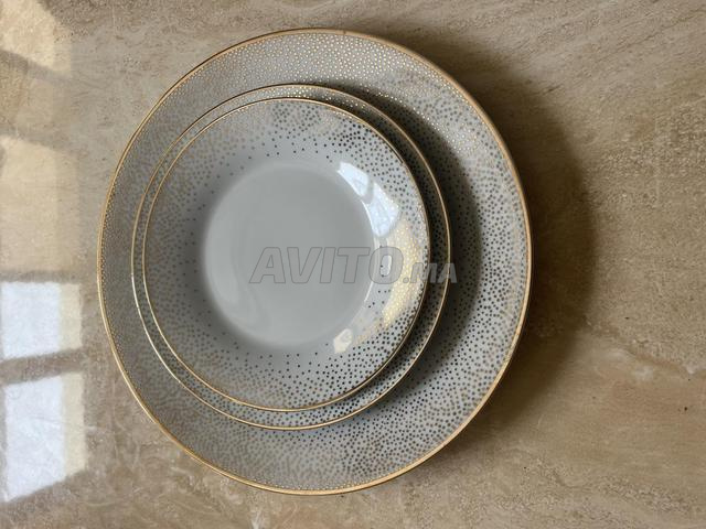 Service de table complet – 4 lots de 36 assiettes - 2