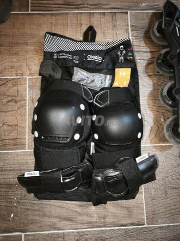 Rollers Oxelo FIT100, Casque, Protections - 2