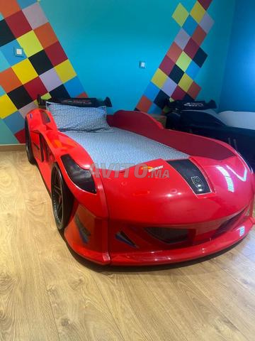 Lit de voiture LED 240×120 avec matelas - 2