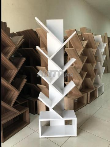Bibliothèque moderne en MDF en forme d'arbre 140cm - 2