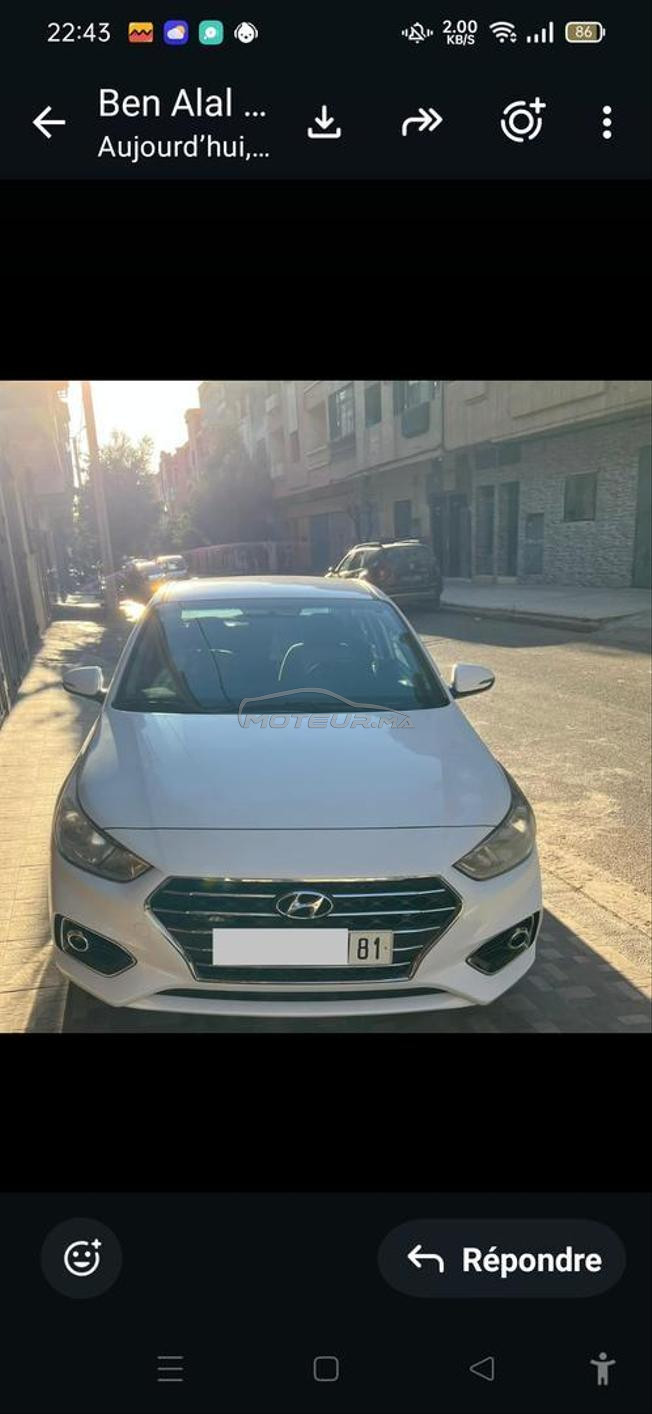 Hyundai Accent Diesel Manuelle 2020 à Berrechid